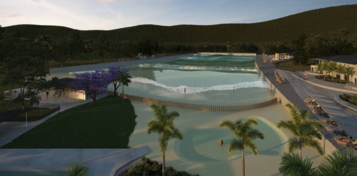 Another view of the wave pool and surrounds. Picture: supplied