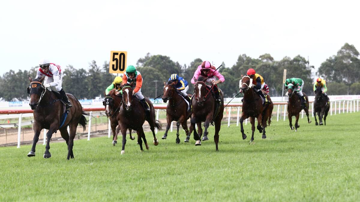 Horse racing at the Hawkesbury Race Club earlier this year. Picture: Geoff Jones