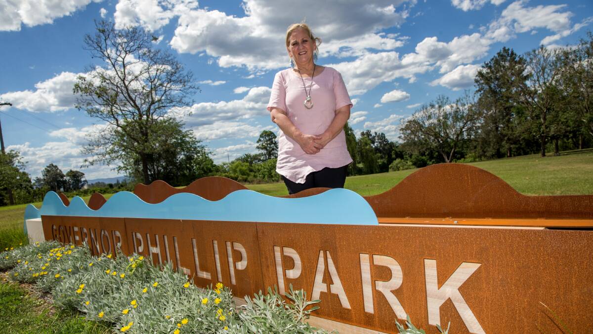Hawkesbury Mayor Mary Lyons-Buckett at Governor Phillip Park. Picture: Geoff Jones