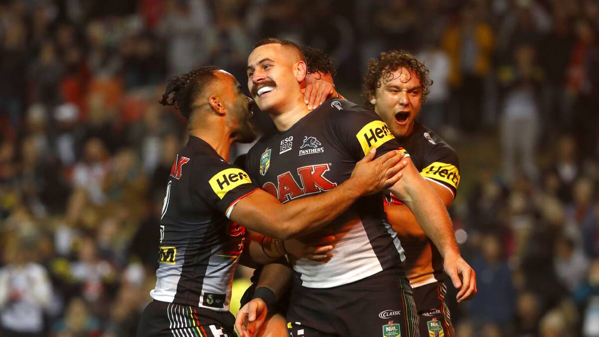 Windsor Wolves junior Reagan Campbell-Gillard has signed a long-term contract extension with the Penrith Panthers. Picture: AAP Image/Daniel Munoz