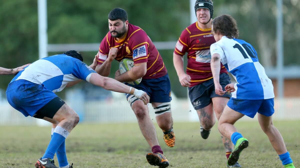 Daniel Chedid - Clark Cup 1st Garde Rugby HAC V Hawkesbury Valley at College Oval Richmond. Picture: Geoff Jones .