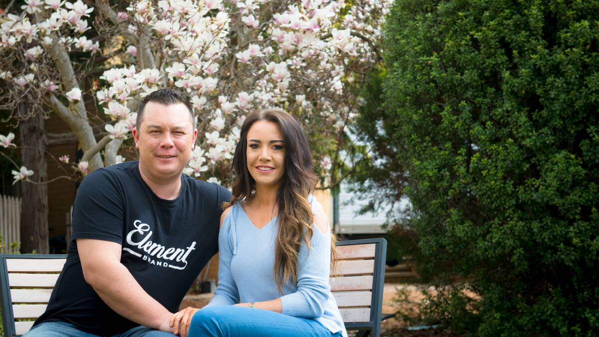 Steve and Bonnie Carter have experienced miscarriages. Now the couple is raising money for charities which help people in their plight. Picture: Elesa Kurtz