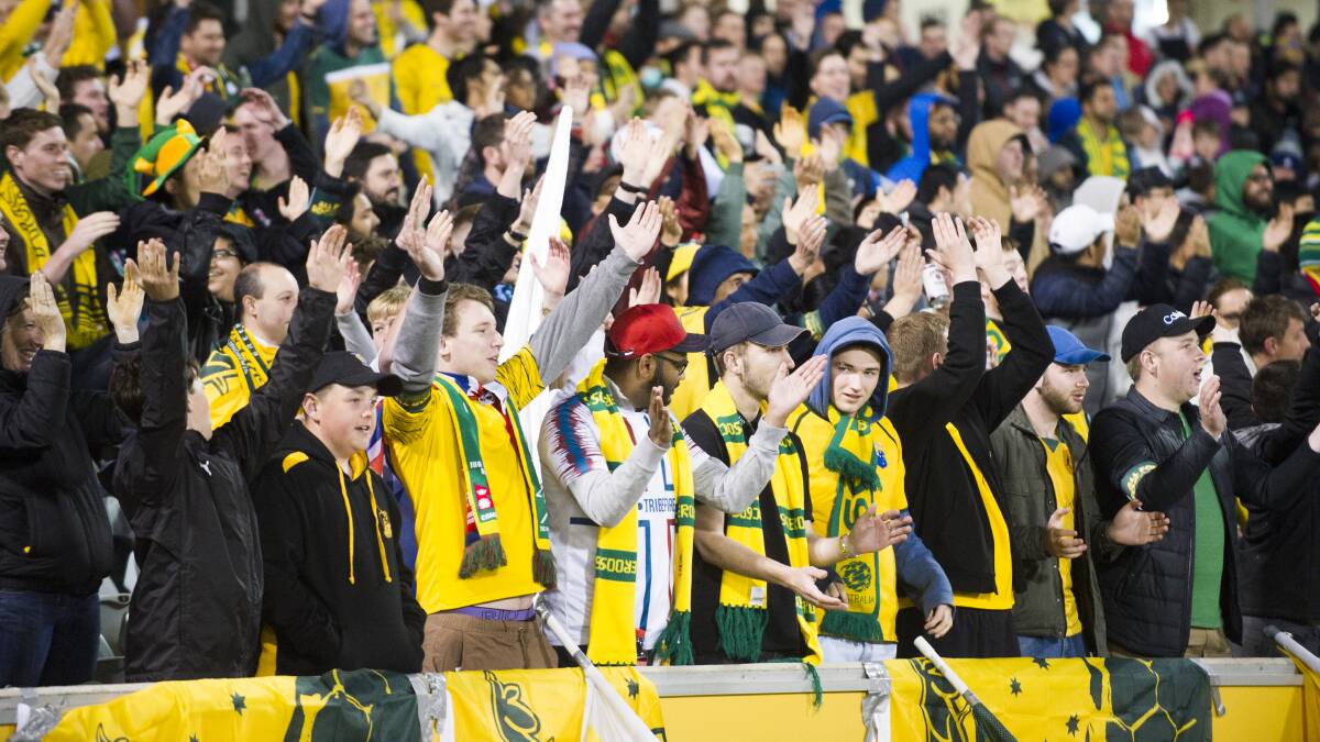 More than 18,000 fans packed Canberra Stadium. Picture: Dion Georgopoulos