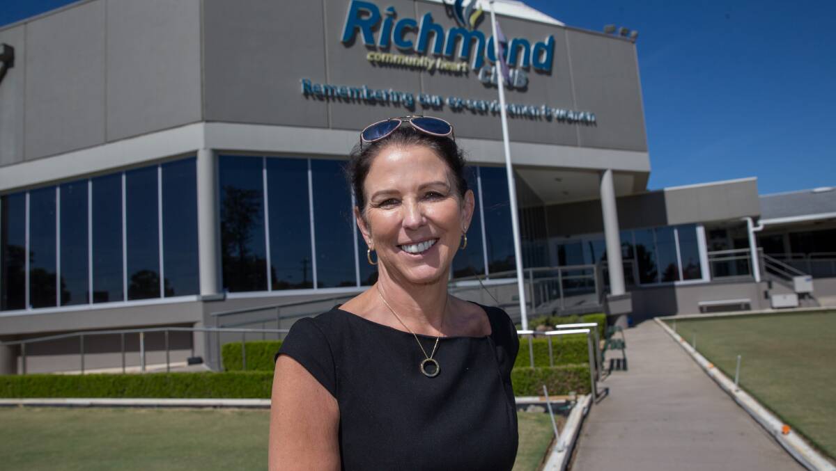 Welcome back: Richmond Club is back open for business, said Group Chief Executive Officer Kimberley Talbot, pictured outside the club on Francis Street, Richmond. Picture: Geoff Jones