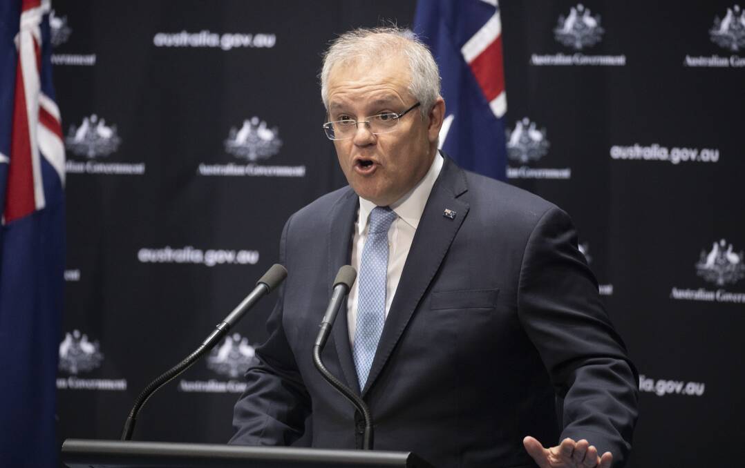 Prime Minister Scott Morrison will make the announcement on Wednesday. Picture: Sitthixay Ditthavong