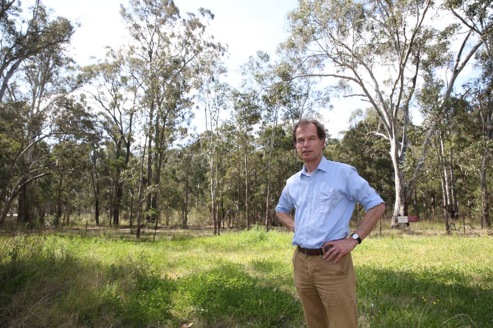 Bushfire research: Associate Professor Matthias Boer leads a team from Hawkesbury Institute for the Environment that provided research that was instrumental for the recent NSW Bushfire Inquiry. Picture: Geoff Jones 