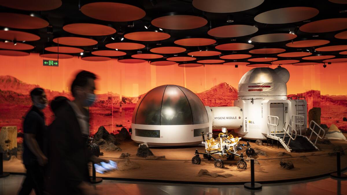 In China, interest is growing in having the first Mars base. Picture: Getty Images