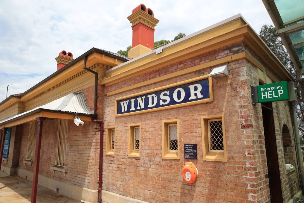 Windsor train station. Picture: Geoff Jones.