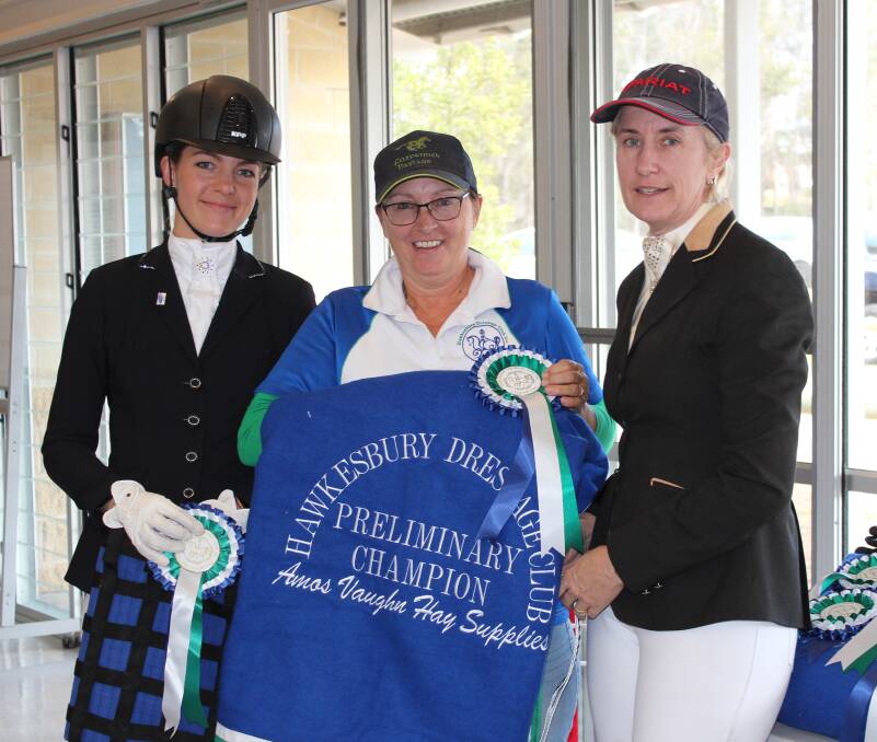 Winners of the Hawkesbury Dressage Club 2018 Championships held at SIEC.