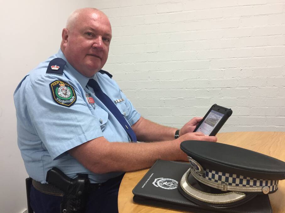 Chief Inspector Garry Sims of Hawkesbury Police Area Command.