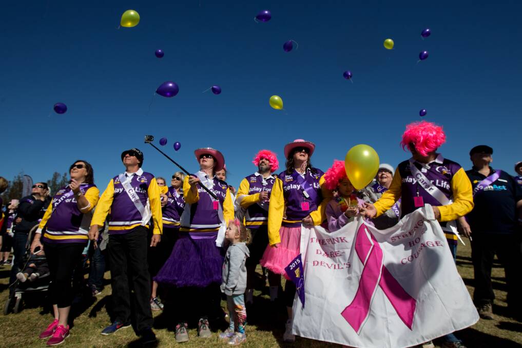 Cancelled: Participants at the 2017 Hawkesbury Relay for Life at Hawkesbury Showground. The 2019 event has been cancelled. Picture: Geoff Jones.