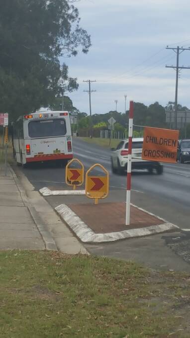 Crossing: Ebenezer Public School has called for safety outside the school to be improved. Picture: Supplied.