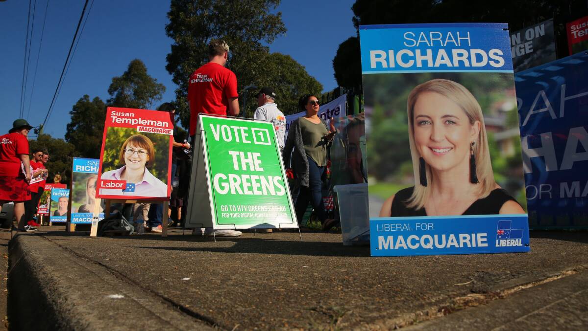 No result: Macquarie may have to wait until May 31 for a result in this year's federal election. Picture: Geoff Jones.