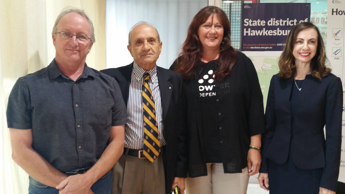 Podcasts: Interviewed as part of the Gazette's series of podcasts in the run-up to the 2019 state election were, from left to right, Labor canddiate Peter Reynolds, Independents Eddie Dogramaci and MJ Bowyer, and Liberal Robyn Preston. Picture: Krystyna Pollard.