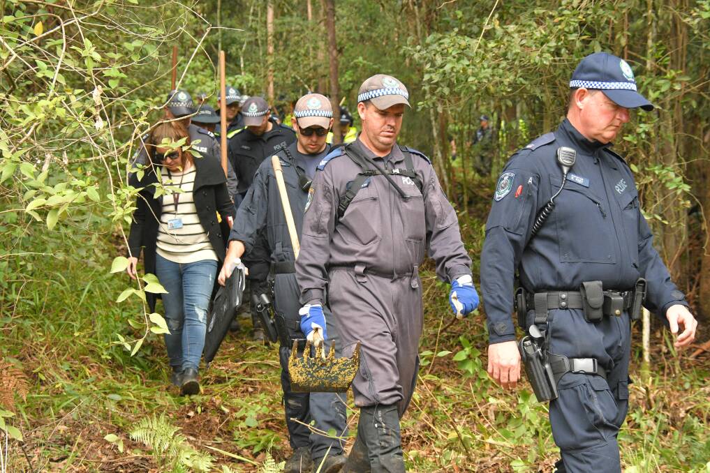 A line of inquiry into a ‘high risk’ person of interest led to another search location in the vicinity of Batar Creek Road and Cedar Loggers Lane, Batar Creek on Wednesday, June 27.