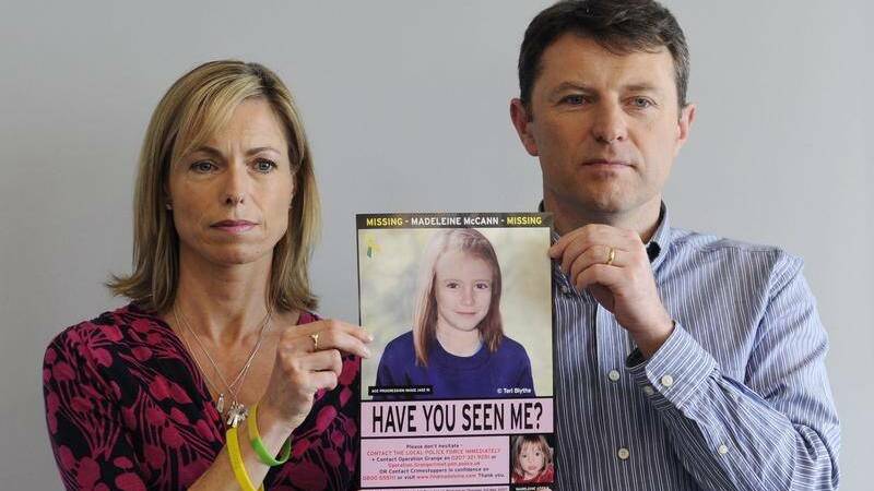 Madeleine's parents Kate and Gerry McCann.