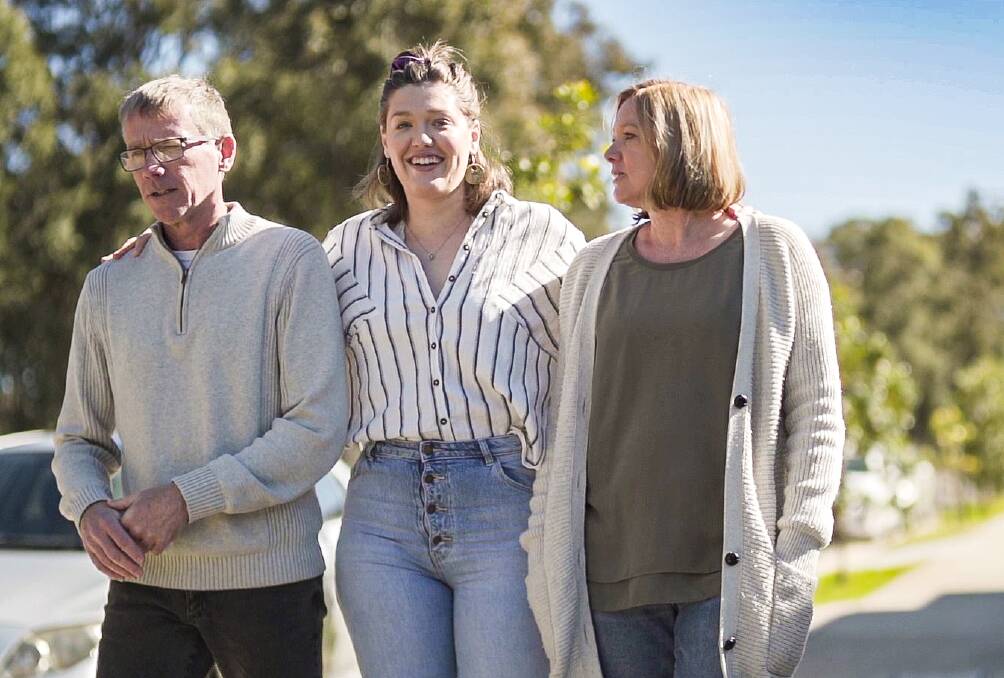 'We know we are not alone': Tim, Prue and Laura Granger have been able to find valuable support through Dementia Australia.