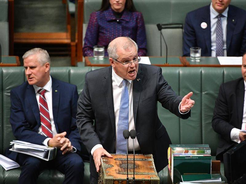 'The leader of the opposition really needs to grow up,' Prime Minister Scott Morrison said.