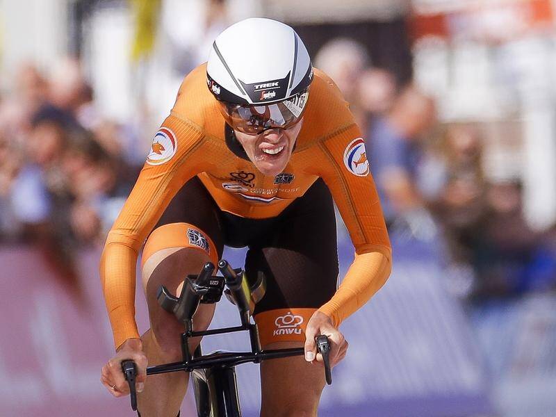 Ellen van Dijk has won the women's elite individual time trial at the world championships.