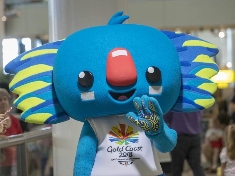 A "cousin" of Commonwealth Games koala mascot Borobi has appeared on stickers around the Gold Coast.