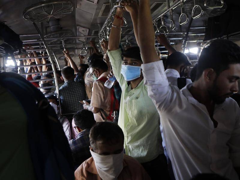 India's crowded trains have been idled amid measures to combat the spread of coronavirus.