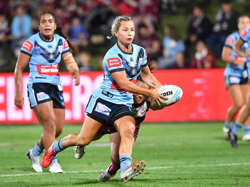 Kylie Hilder played women's State of Origin last year and this year will be coach of NSW.