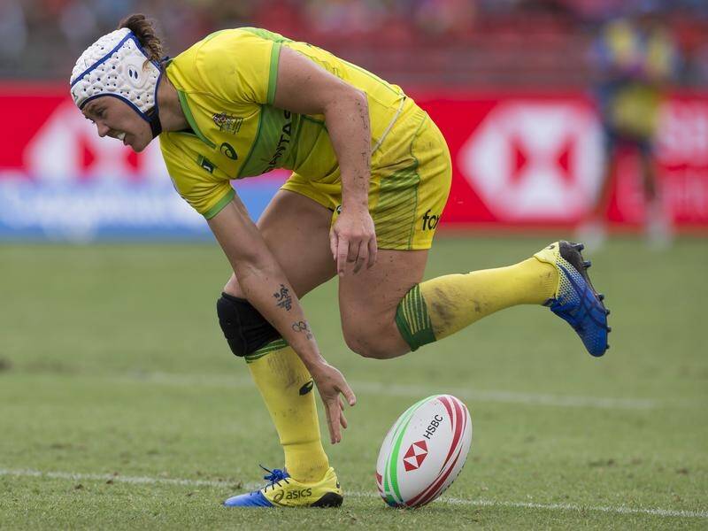 Captain Sharni Williams led Australia to an easy rugby sevens win over Fiji in an Olympics warm up.