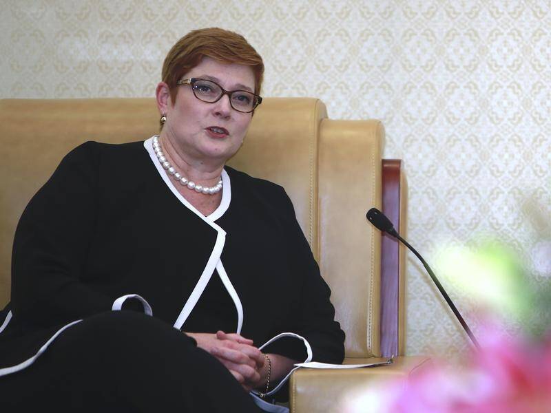 Foreign Minister Marise Payne is being asked to pressure China over a detained woman and child.