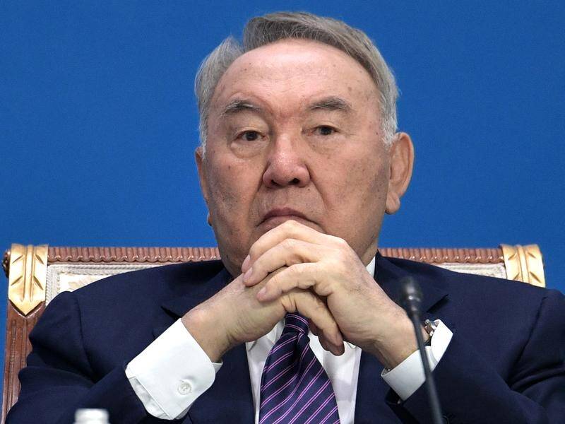 A video of former Kazakh president Nursultan Nazarbayev says he has been "a pensioner" since 2019.