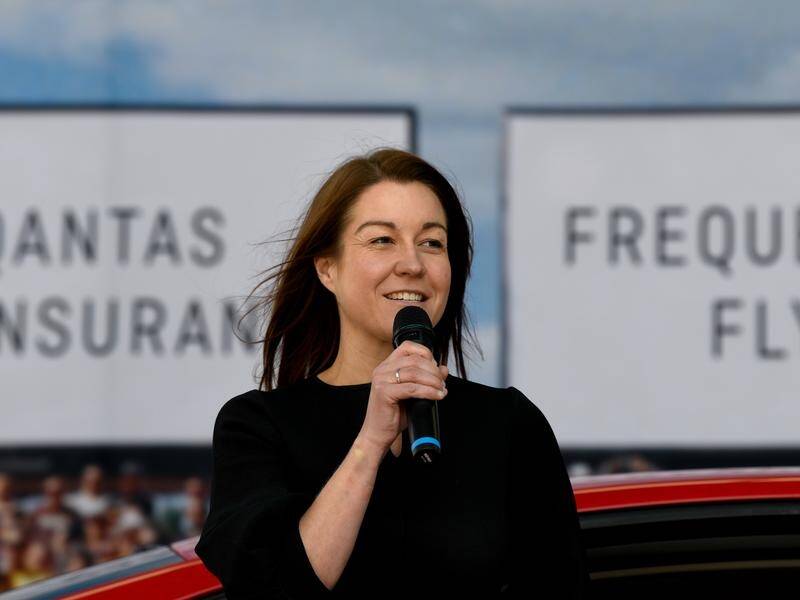 Olivia Wirth will leave Qantas in February after 14 years with the airline. (Bianca De Marchi/AAP PHOTOS)