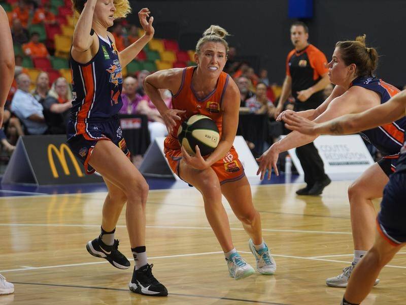 Lauren Nicholson has helped Townsville grab back to back round eight wins in the WNBL.