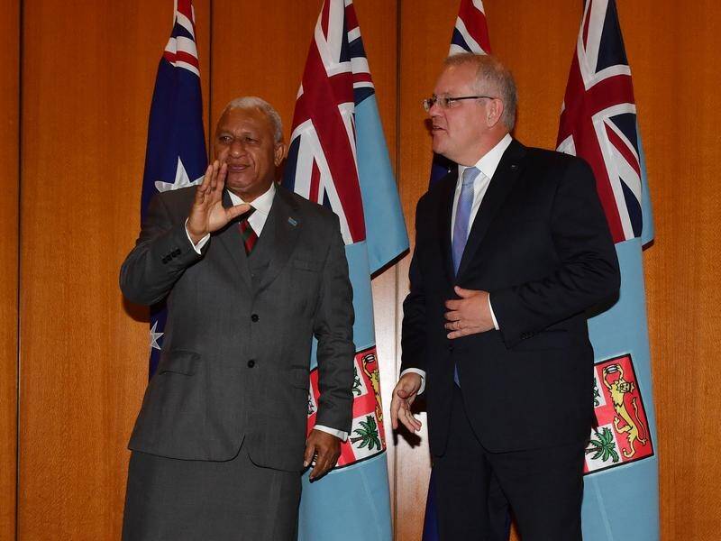 Scott Morrison will travel to Suva for meetings with Fijian Prime Minister Frank Bainimarama.