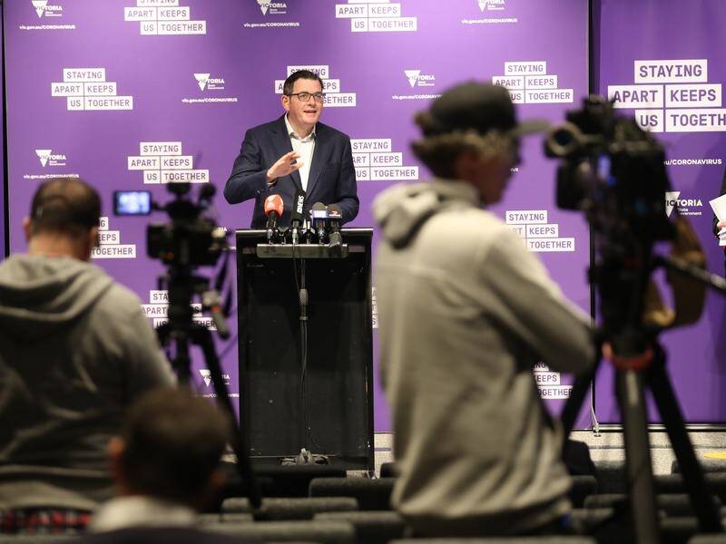 Victorian Premier Daniel Andrews wants international flights to his state blocked for two weeks.