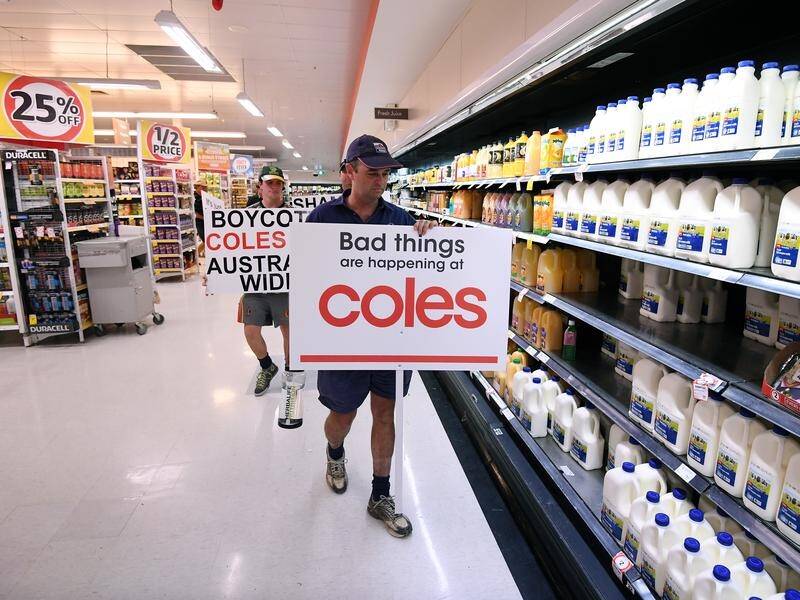 Drought minister David Littleproud has savaged Coles for its failure to pass on a levy to farmers.
