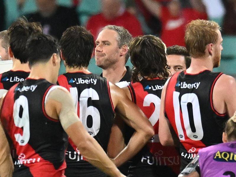 Bombers coach Ben Rutten wasn't happy with what he saw from senior players in the loss to Sydney.