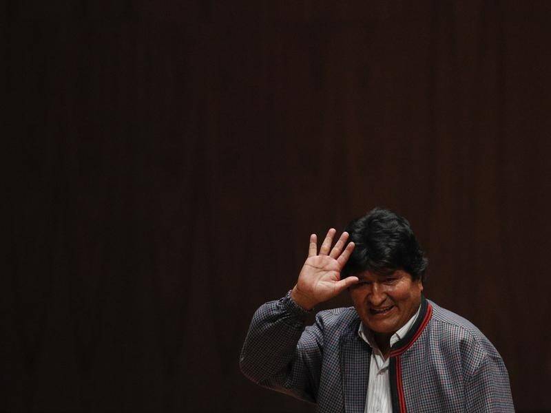 Former Bolivian president Evo Morales has touched down in his new home of Buenos Aires.