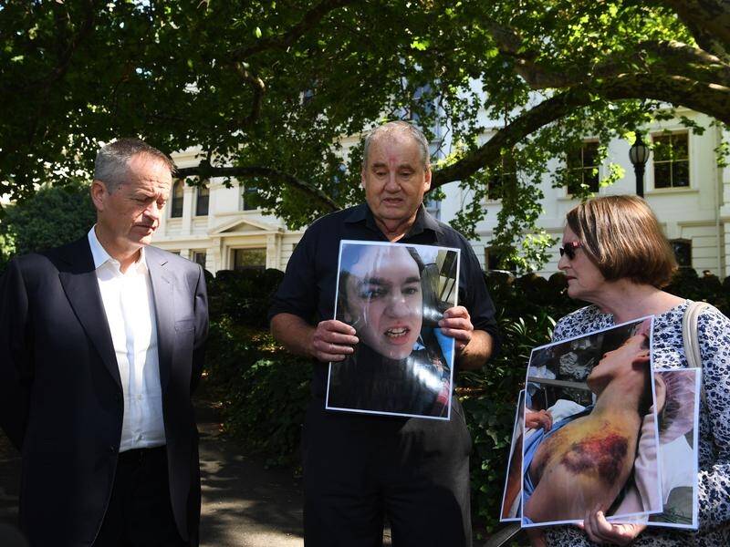 Disability abuse victims and their families have met with Opposition Leader Bill Shorten.