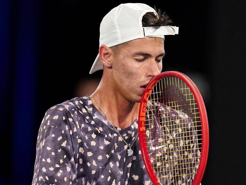 Australia's Alexei Popyrin will play South African Lloyd Harris at the French Open on Tuesday.