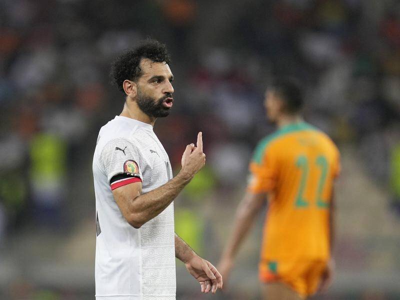 Egypt's captain Mohamed Salah has led them into the last-eight of the African Cup of Nations.