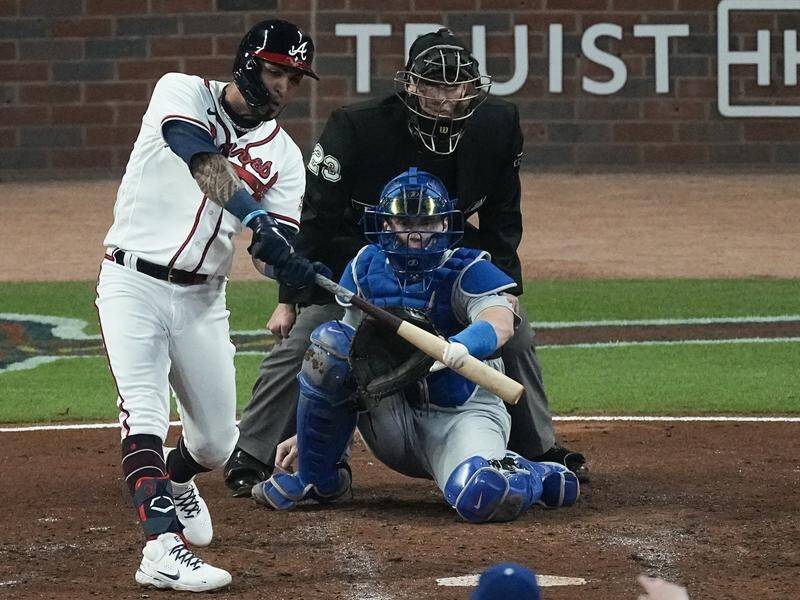 Eddie Rosario launches the three-run homer that sent the Atlanta Braves to the World Series.