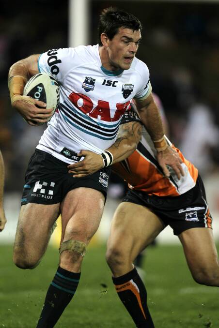 Coaching role: Penrith Holden Cup coach Cameron Ciraldo during his playing days for the Panthers. Picture: Jonathan Ng