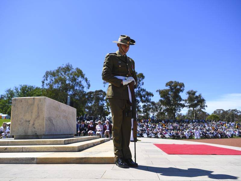 The Australian War Memorial's Remembrance Day ceremony will be televised nationally.