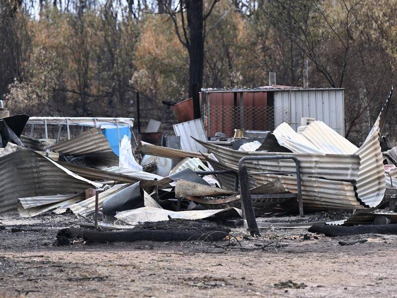 More than 130 structures have been destroyed by fire in the past month in Queensland. (Darren England/AAP PHOTOS)