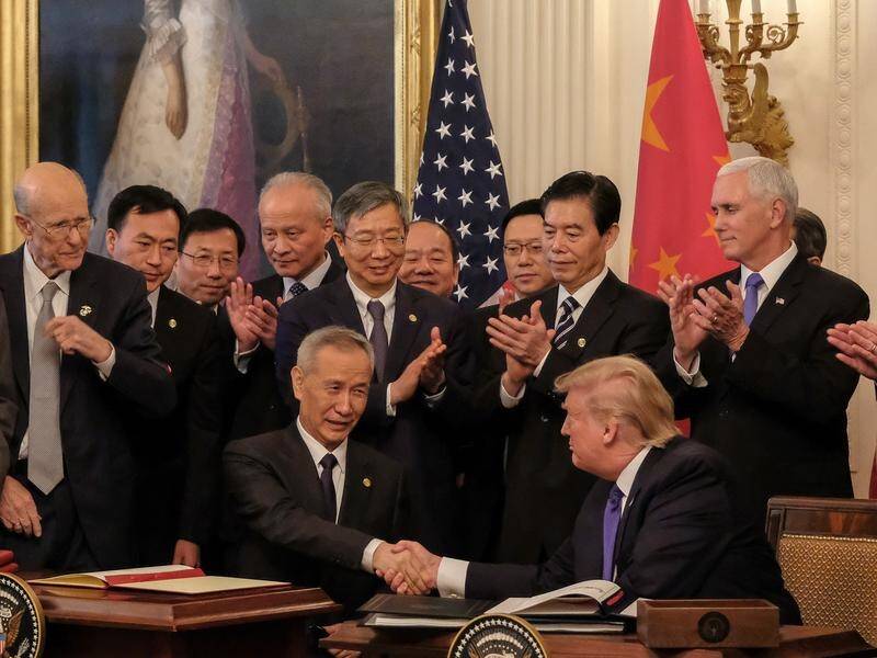 The US and China have signed a "phase one" trade deal following a long-running dispute.