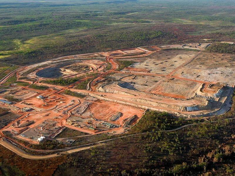 Core Lithium has suspended production at its Grant open pit lithium mine in the Northern Territory. (HANDOUT/FLEET SPACE TECHNOLOGIES)