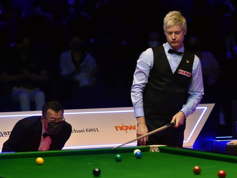 Aussie Neil Robertson has suffered a 6-2 opening-round defeat at snooker's UK Championship. (AP PHOTO)