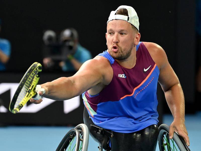 A fairytale farewell eluded Dylan Alcott who lost the quad wheelchair singles final to Sam Schroder.