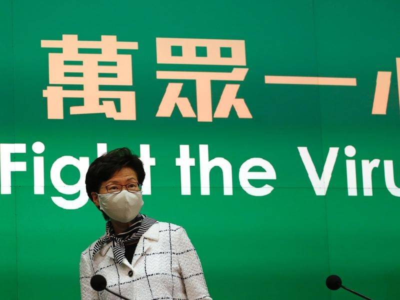 Hong Kong chief Carrie Lam will cut gatherings from 50 to four, amid growing coronavirus cases.