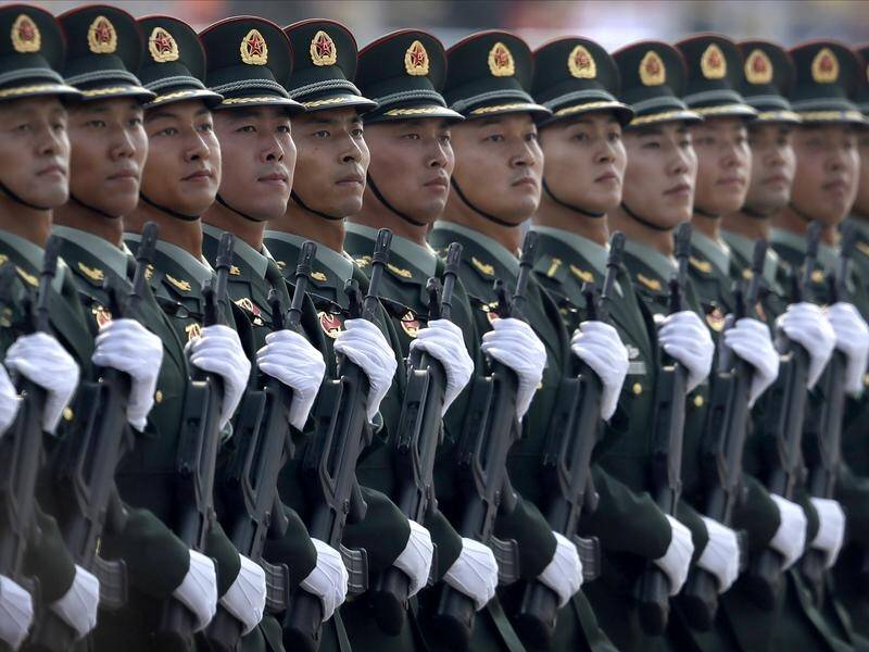 China has the world's largest standing military with three million troops, plus a massive arsenal.