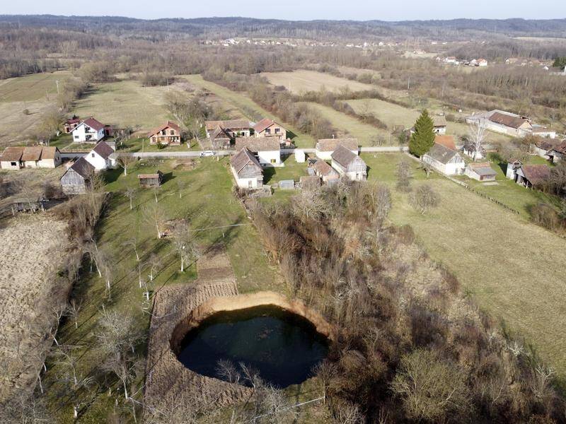 Sinkholes of all sizes have begun appearing in a central Croatian region that was hit by a quake.